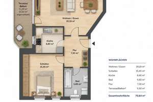 Modernes Wohnen: 2-Zimmer-Wohnung in Bielefeld-Babenhausen – Die vollständige Adresse der Immobilie erhältst du vom Anbieter., 33619 Dornberg, Bielefeld – Vorschaubild 4