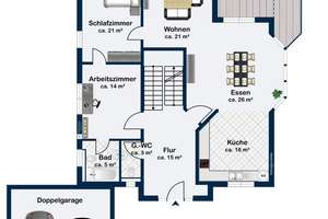 High-End-Residenz am Feldrand, flexibel nutzbar mit weiterem Baupotenzial, 4 Garagen & 10 Stellpl. – Die vollständige Adresse der Immobilie erhältst du vom Anbieter., 61273 Wehrheim – Vorschaubild 28