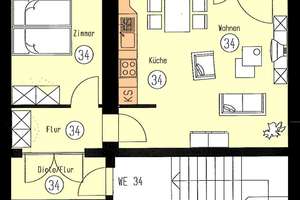 Südvorstadt- sanierte 2-Zimmerwohnung im EG mit Balkon – Kantstraße 37d, 4275 Südvorstadt, Leipzig – Vorschaubild 9