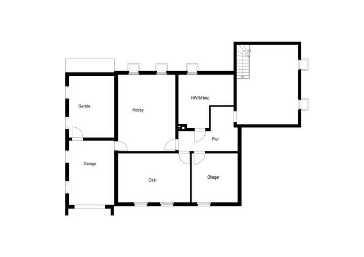 Kellergeschoss lt. Bauzeichnun