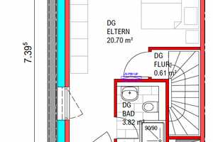 Haus 5 in Feldrandlage: Reihenendhaus mit gehobener Innenausstattung zum Kauf in Plankstadt – Bertha-Benz-Straße 1-10, 68723 Rhein-Neckar-Kreis – Vorschaubild 9