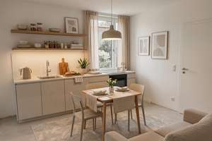 Erstbezug nach Renovierung: Helles, großzügiges 1,5-Zimmer-Apartment