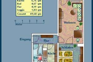 Jetzt zugreifen: interessante 2-Zimmer-Wohnung – Karl-Marx-Str. 67, 1109 Klotzsche (Stadtteil), Dresden – Vorschaubild 2