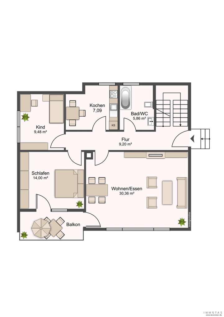 Grundriss Erdgeschoss