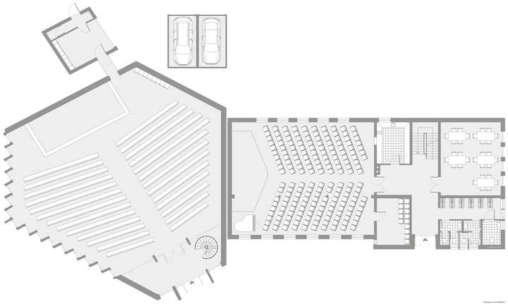 Skizze Kirche und Gemeindezent