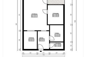 Ruhig und geräumig: 2 Zi. Wohnung mit SW-Balkon nahe Teltowkanal – 12247 Lankwitz, Berlin – Vorschaubild 10