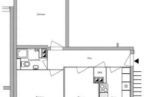 Tolle 2,5 Zimmerwohnung mit Balkon – 60486 Bockenheim, Frankfurt am Main – Vorschaubild 2