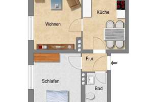 Moderne Badsanierung! Mit Balkon & EBK! – 39104 Buckau, Magdeburg – Vorschaubild 8
