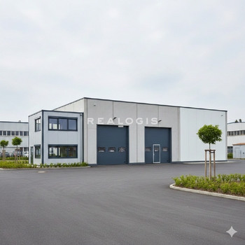 Moderne Lager-/Produktionshalle mit Bürotrakt zu vermieten!