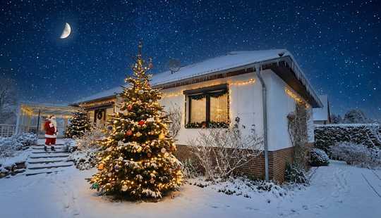 Bild von Bröckel - Design trifft Funktion: Einfamilienhaus mit Vollkeller und Terrasse mit Panorama-Glasfront