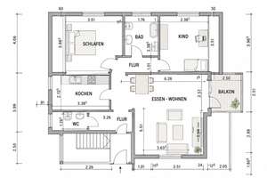 3-Zimmer-Wohnung mit Balkon und Tiefgarage in Walheim – Schwalbenweg 8, 74399 Walheim – Vorschaubild 3