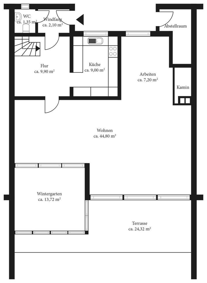 Grundriss Erdgeschoss