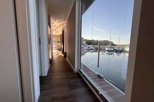 LUXUS Hausboot - 3 Etagen - 100m² Wohnen + 120 m² SONNENTERRASSE - Kamin, Kino, komplett individuell