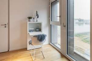 WIN WIN - Vollmöblierte 3 Zimmer-Wohnung im Düsseldorfer Medienhafen – Speditionstraße 8, 40221 Hafen, Düsseldorf – Vorschaubild 7