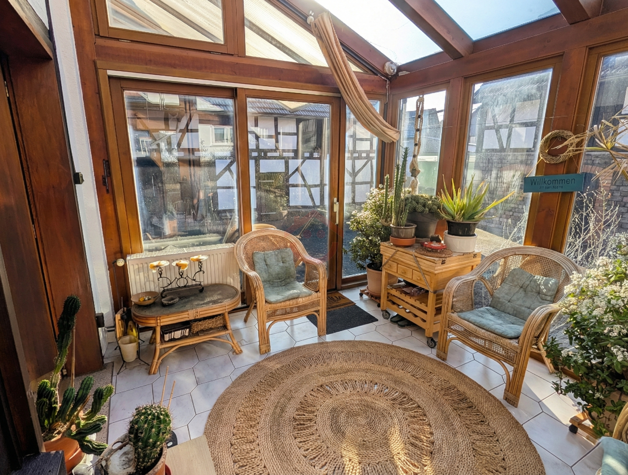 Immobilie in Grünberg - Historisches Fachwerk-Hofgut (1815) mit riesigen Scheunen, Werkstatt und Obstgarten in OT Grünberg! - Bild 4