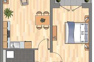 2-Zimmer-Erdgeschosswohnung mit Garten in Essen Südviertel! Erstbezug! – Bert-Brecht-Straße 25, 45128 Südviertel, Essen – Vorschaubild 7