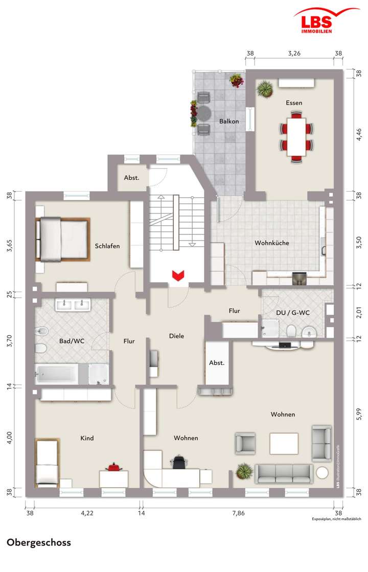 Haupthaus Obergeschoss