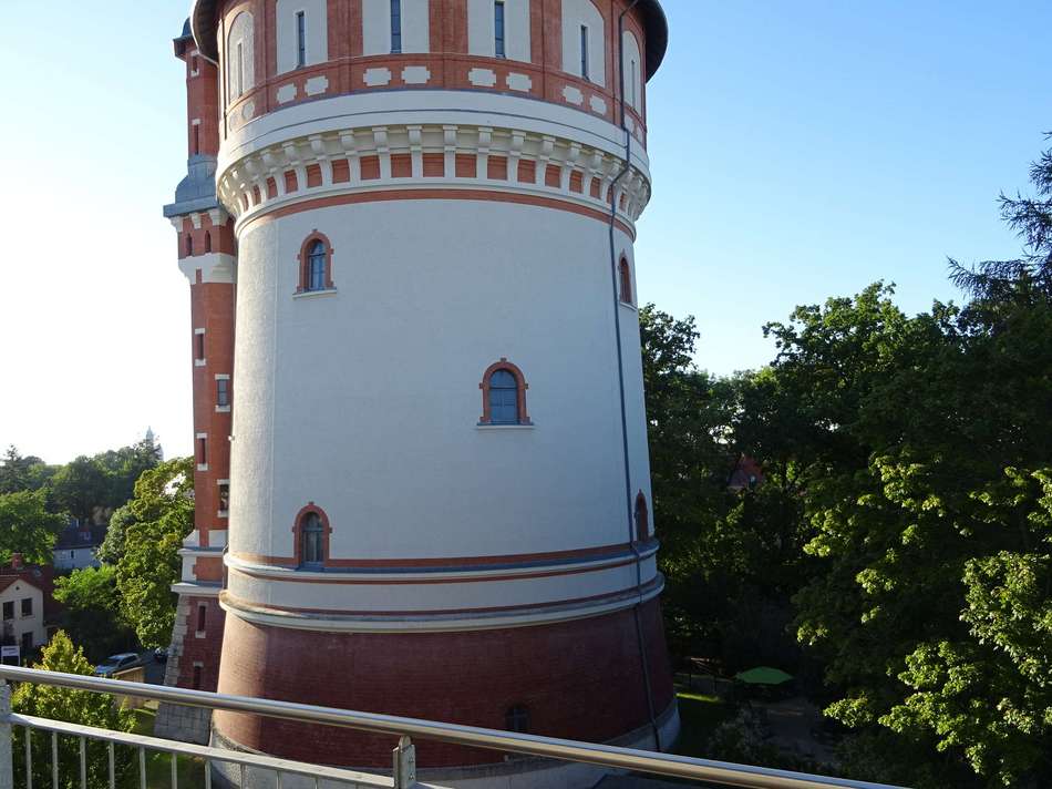 Blick zum Wasserturm Park