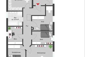 Mehrfamilienhaus mit drei Wohneinheiten, einer Gewerbeeinheit und Baureserven – Die vollständige Adresse der Immobilie erhältst du vom Anbieter., 82140 Olching – Vorschaubild 14