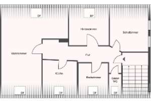 Lichtdurchflutete 3-Zimmer-Dachgeschosswohnung in gepflegtem Zustand – Die vollständige Adresse der Immobilie erhältst du vom Anbieter., 90427 Großgründlach, Nürnberg – Vorschaubild 6