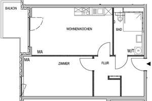 Großzügige Wohlfühloase in ruhiger Lage mit Balkon und moderner Einbauküche – Walter-Hallstein-Straße 25, 55130 Weisenau, Mainz – Vorschaubild 7
