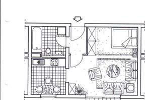 Schicke helle 1-Zimmer-Erdgeschoß-Wohnung mit Terrasse + TG-Platz! – Unter Buschweg 15a, 50999 Sürth, Köln – Vorschaubild 7