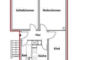 *WG-geeignete  - 3 Raumwohnung  mit Tageslichtbad und Einbauküche als Option* – Umfassungsweg 2, 39124 Neue Neustadt, Magdeburg – Vorschaubild 8