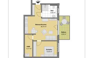 Wohnen im "Alten Dorf" #15 Neubau, zentrale und ruhige Ecke – Klunkau 27, 38226 Lebenstedt, Salzgitter – Vorschaubild 3