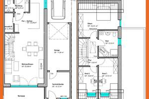 DHH, 4 ZKB, TL-Bad Wa+Du, Gäste-WC, Garten, Garage/Lagerfläche, Luftwärmepumpe PKW-Stellplatz – Friedrich-Rusinski.Str. 0, 55459 Grolsheim – Vorschaubild 24