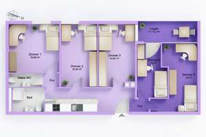 Vollvermietete 5-Zimmer- Eigentumswohnung – Die vollständige Adresse der Immobilie erhältst du vom Anbieter., 81249 Aubing-Süd, München – Vorschaubild 12
