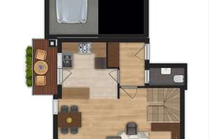 Reiheneckhaus mit 4-Zimmer-Maisonette & separater Einliegerwohnung – Die vollständige Adresse der Immobilie erhältst du vom Anbieter., 78465 Wallhausen, Konstanz – Vorschaubild 9