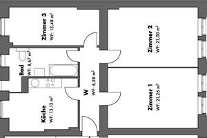 3-Zimmer Wohnung in Berlin Schöneberg (WG-geeignet) – Die vollständige Adresse der Immobilie erhältst du vom Anbieter., 10827 Schöneberg, Berlin – Vorschaubild 14