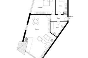 Vermietete 2-Zimmer-DG-Wohnung mit Duplex-Parker in Köln-Bickendorf – Die vollständige Adresse der Immobilie erhältst du vom Anbieter., 50827 Bickendorf, Köln – Vorschaubild 12