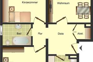 Charmante 3-Zimmer-Wohnung in Duisburger Süden– familienfreundlich und hell – Im Schlenk 136, 47055 Wanheimerort, Duisburg – Vorschaubild 2