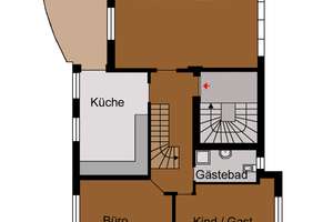 Panoramafenster über das Kreuzviertel - Elegante 4 Zi. -145m² Maisonette mit EbK u. Südwestbalkon – 48149 Kreuz, Münster – Vorschaubild 3