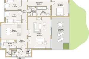 BUNGALOWKLASSIKER | Stilvolle 70er-Jahre Architektur in Frankfurt-Seckbach – Die vollständige Adresse der Immobilie erhältst du vom Anbieter., 60389 Seckbach, Frankfurt am Main – Vorschaubild 14