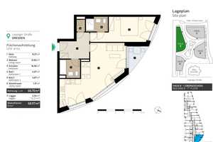 2-Zimmer Wohnung mit Loggia am Elbufer – Marina Garden – Leipziger Straße 35, 1097 Dresden – Vorschaubild 2
