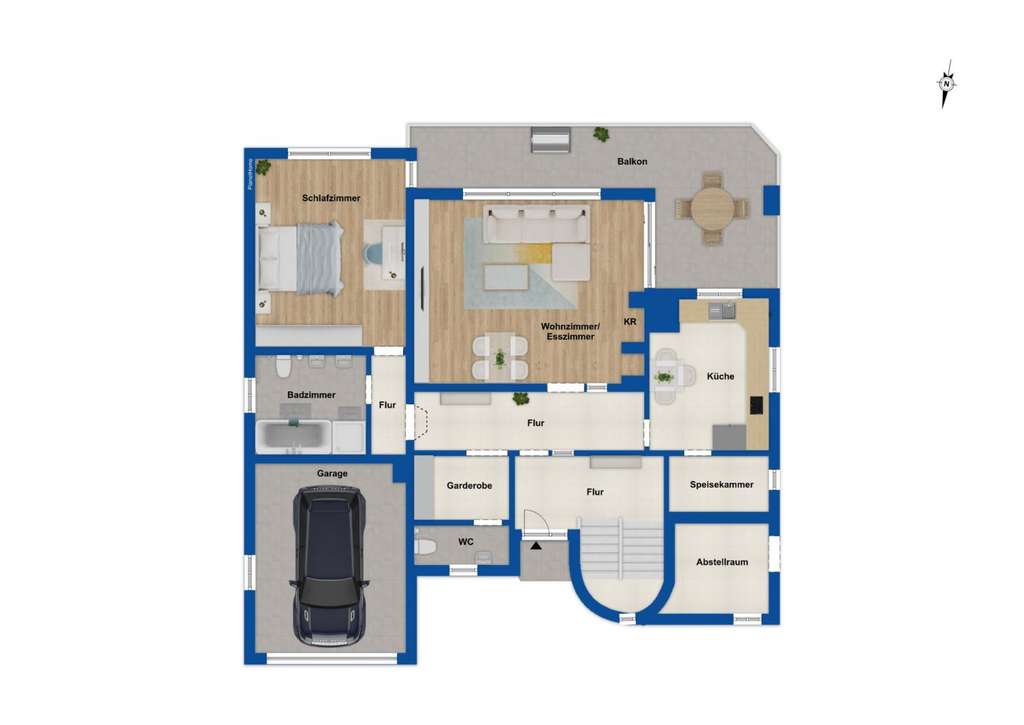 Immobilie in Gersfeld - Gepflegtes Einfamilienhaus in Gersfeld/Hettenhausen mit Ausbaupotenzial und flexibler Nutzung - Bild 4