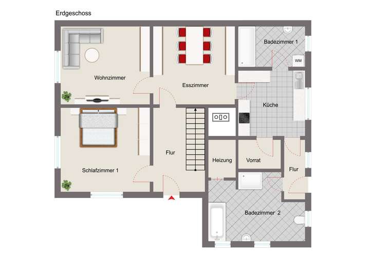 Grundriss Erdgeschoss