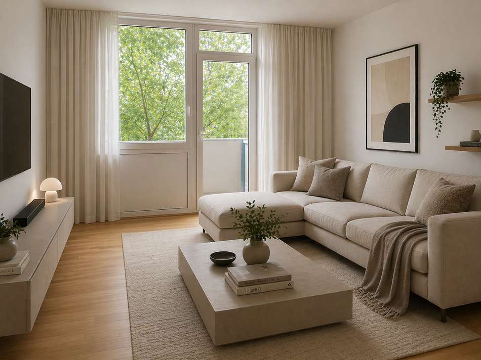 Visualisierung Wohnzimmer
