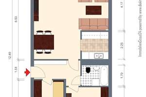 3-Zimmer-Wohnung mit Einbauküche für Kochlieblinge – Am Stadtpark 10, 9120 Helbersdorf, Chemnitz – Vorschaubild 12
