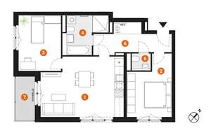 Komfort ohne Kompromisse: Barrierefreie 3-Zimmer-Wohnung – Semmelweisstraße 9, 4103 Zentrum-Südost, Leipzig – Vorschaubild 5