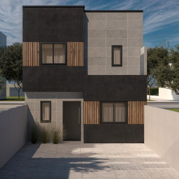 REIHENHAUS (SOZIALWOHNUNG) - 2  GESCHOSSE + GARAGE + KELLERRAUM