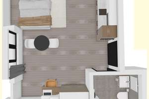 Nur für Studenten und Azubis! Separate Dachterrasse – Kumpfmühler Str. 63a, 93051 Kumpfmühl-Ziegetsdorf-Neuprüll, Regensburg – Vorschaubild 8