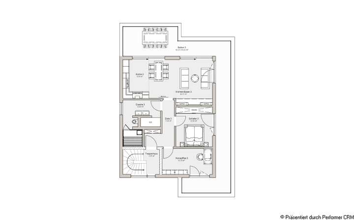 Grundriss Dachgeschoss