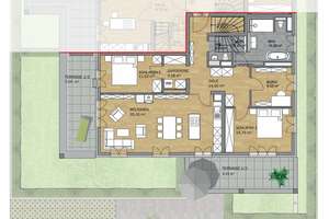 Erstbezug - Mit Dachgarten und Dachterrasse – Die vollständige Adresse der Immobilie erhältst du vom Anbieter., 93053 Galgenberg, Regensburg – Vorschaubild 15