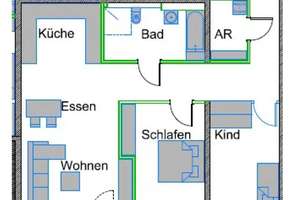 3-Zi.-Wohnung * offener Küche-Wohnbereich * FB-Heizung * Parkett * Wanne & Dusche * Balkon * Aufzug – An der Schalwiese 17, 44789 Südinnenstadt, Bochum – Vorschaubild 18