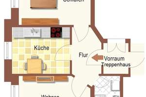 Charmante Altbauwohnung mit Stuckdecken in Gohlis-Süd  – Magdeburger Straße 46, 4155 Gohlis-Süd, Leipzig – Vorschaubild 2