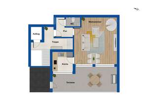 Helle 2-Zimmer-Maisonettewohnung mit Dachterrasse in Düsseldorf-Düsseltal – Die vollständige Adresse der Immobilie erhältst du vom Anbieter., 40239 Düsseltal, Düsseldorf – Vorschaubild 16