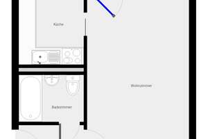 Kurzer Weg in´s neue Zuhause! Große 1-Zimmer-Wohnung im Erdgeschoss! Verfügbar ab 02/2026! – Herzogswalder Straße 12, 1169 Gorbitz-Ost, Dresden – Vorschaubild 14
